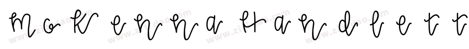 McKenna Handletter NF Bold Italic字体转换